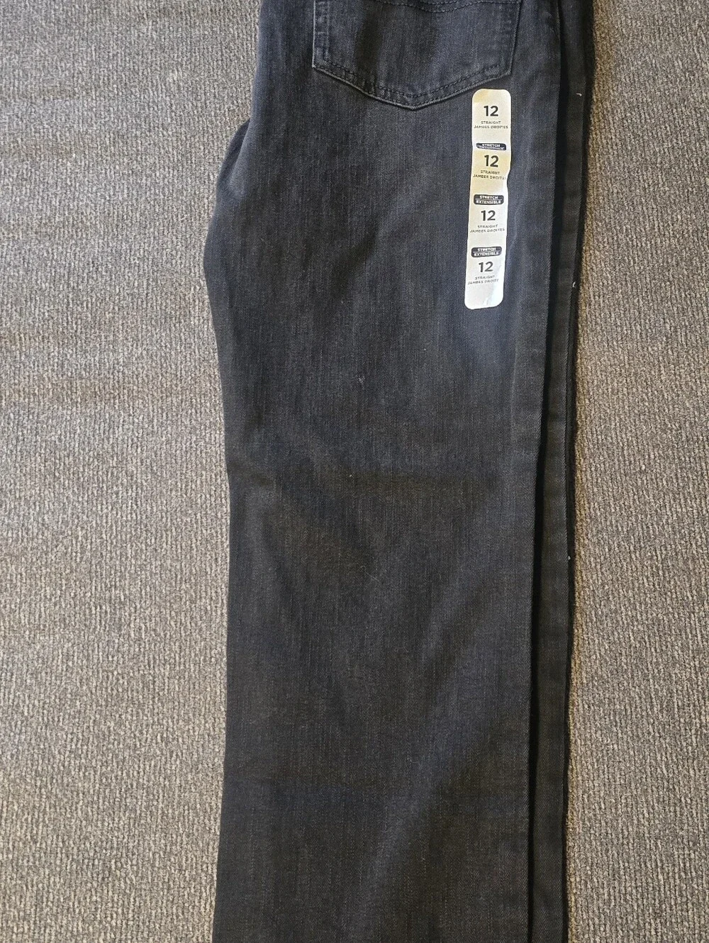 Childrens Place BOYS Black Straight-Leg Jeans